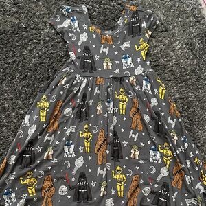 Little Sleepies Star Wars Themed Gray Dress